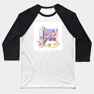 Old city of Annecy, France Baseball T-Shirt